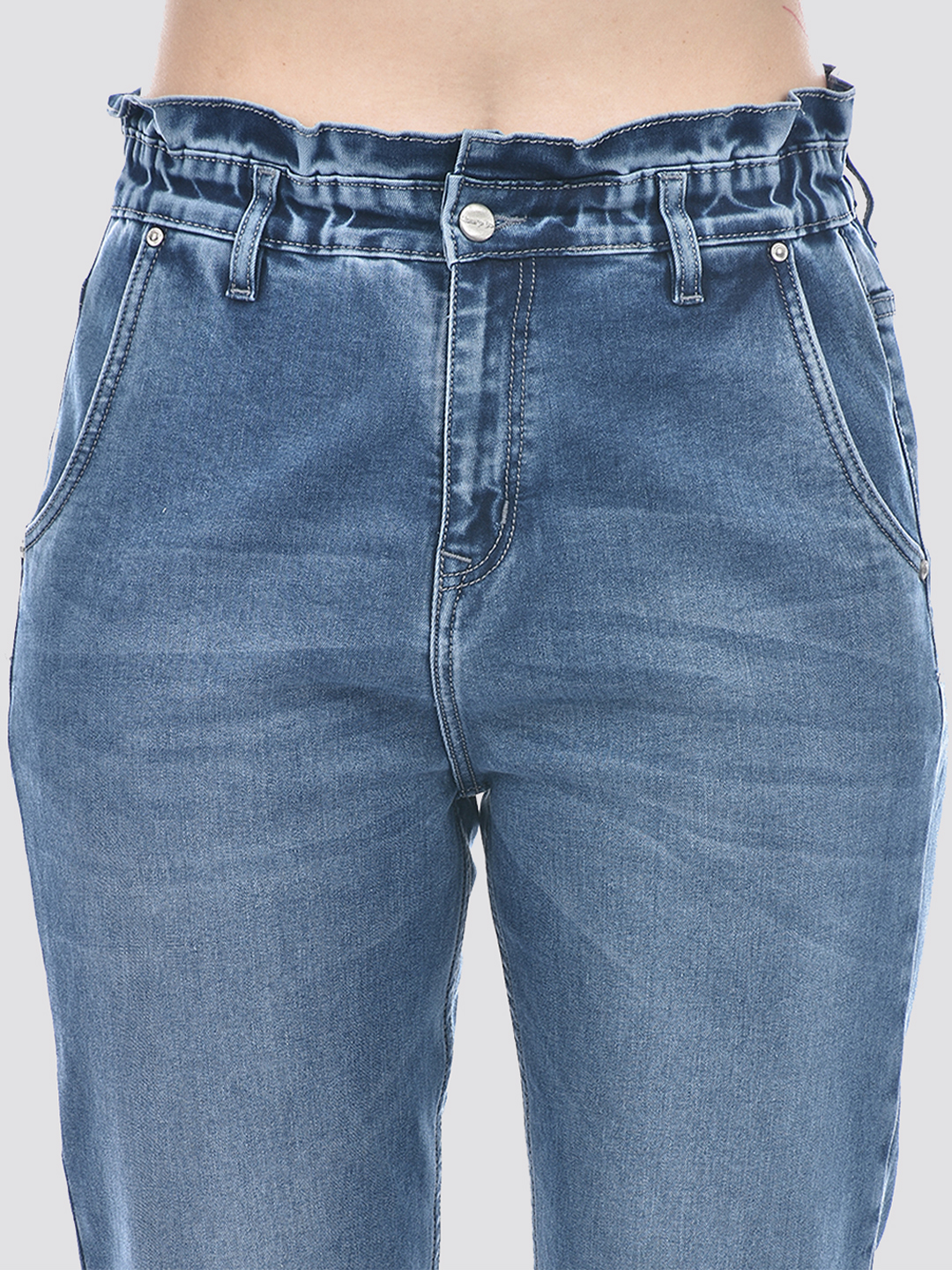 Numero Uno Women Blue Baggy Fit Sustainable Jeans